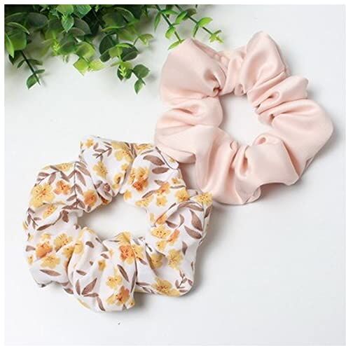 GERRIT Cerchietto Per Capelli Donna 2pcs / lot strisce e punti elaschi scruties hairband capelli corda cravatta moda stipe for le donne ragazze Fascia Per Capelli (Color : A2)