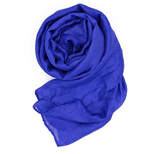 Colours & Beauty Coprispalle Cerimonia Blu Elettrico   Stola Donna   Foulard  Sciarpa Estiva   Scialle Elegante