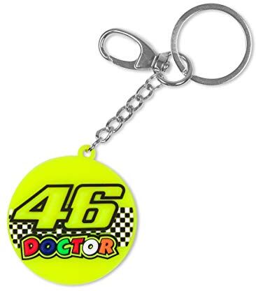 Valentino Collezione VR46 Classic, Portachiavi Unisex, Multicolore, Unica