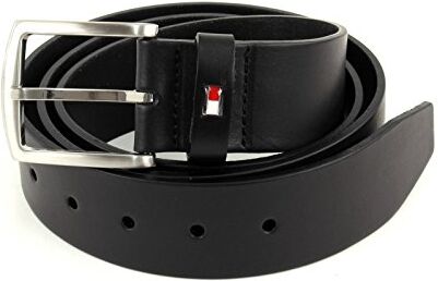 Tommy Hilfiger New Denton Belt 4.0 E367863162 Cinture, Nero (Black), 105 Uomo