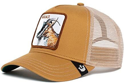 Goorin Bros. The Goat Ziege Khaki A-Frame Adjustable Trucker Cap One-Size