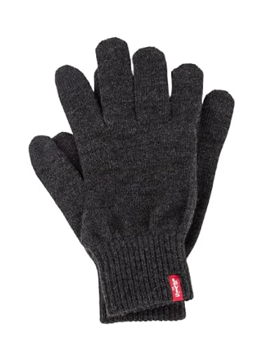 Levis Ben Touch Screen Gloves, Guanti Uomo, Grigio (Dark Grey), Small