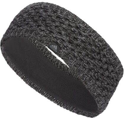 Adidas Women's Crestline Knit Headband, Black/Onix Grey-Grey/Grey F23, one_Size