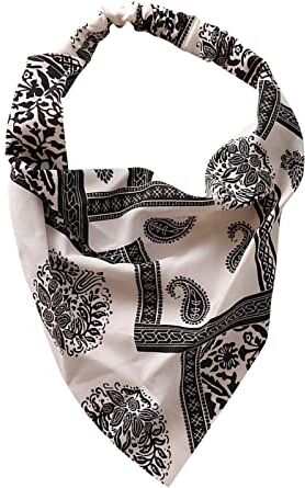 Generico Bandane per floreali Fazzoletto da donna Bandana da donna Sciarpa per con stampa Triangolo Fazzoletto per con cravatte Sciarpa per la Cerchietti Grossi (A, One Size)