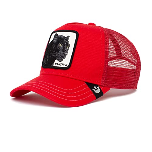 Goorin Bros. Trucker Cappellino modello “The Panther”, colore: rosso, Colore: rosso, Taglia unica