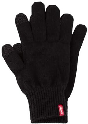 Levis Ben Touch Screen Gloves, Guanti Uomo, Nero (Black), Large