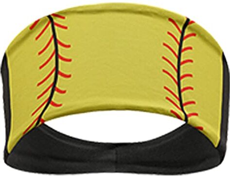 HHRHLKNH Cerchietto Per Capelli Donna Tutti I Tipi Di Fasce Sportive Fasce Antitraspiranti Anti-Sudore Giochi Di Squadra Fasce Per Cravatta In Esecuzione Fasce Per Il Fitness Foulard-Softball Verde