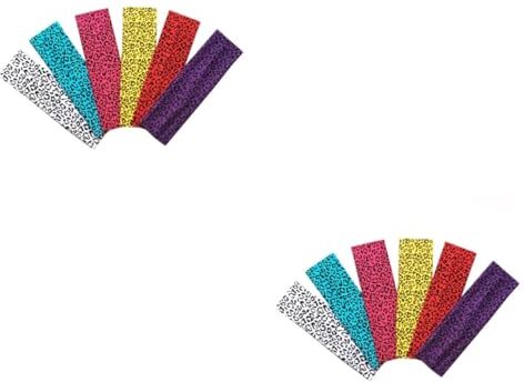 FRCOLOR 12 Pz per yoga palestra e fitness bandana turbante per bambini accessori per per ragazze leopardata cerchietti bambina fasce sportive Cerchietti leopardati