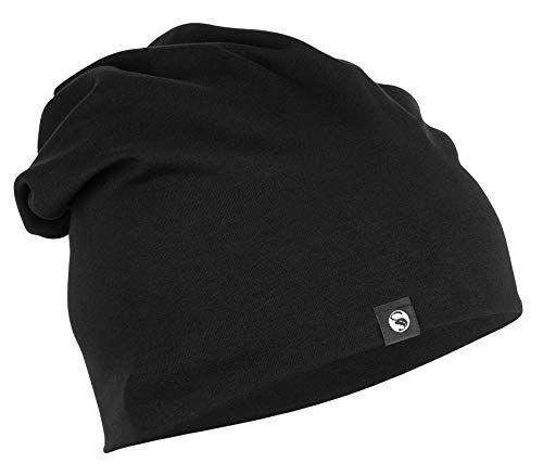 STARK SOUL _a Berretto Beanie, Nero, Taglia Unica Unisex-Adulto