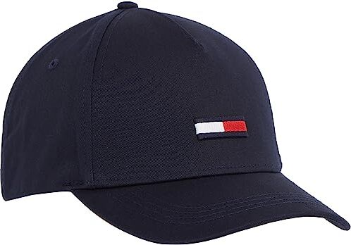 Tommy Jeans Tommy Hilfiger TJU FLAG CAP, Cappellino da Baseball, Unisex Adulto, Midnight 19-4127, Taglia Unica