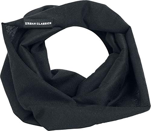 Urban Classics Light Tube Scarf Sciarpa, Nero (Black 00007), Taglia Unica Unisex-Adulto