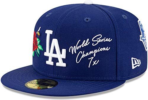 New Era Cappellino 59Fifty Multi Graph DodgersEra Berretto Baseball Fitted cap 8 0/0 (63,5 cm) Blu