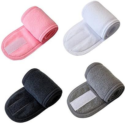 MAGICLULU 12 Pezzi Donne Fasce Fasce Per Per Gli Uomini Bandane Per Gli Uomini Trucco Rossetto Portachiavi Titolare Delle Donne Bandana Spa Labbra Rosee Sciarpa Uomo