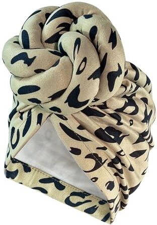 ERICAT Hijab Exaggerated Braided Flower Bouquet Hair Hat Decorative Headband (Color : 10374/Khaki)