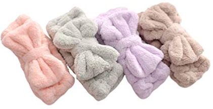 Beaupretty 4 Pz Fasce Da Donna Spa Bowknot Facciale Fasce Per Ragazze Fasce Termali Per Ragazze Fasce Elastiche Per Ragazze Cerchietti Bambina Per Ragazze Trucco Impostare