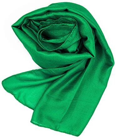 Colours & Beauty Coprispalle Donna Elegante Verde Smeraldo   Stola Cerimonia   Foulard   Sciarpa Estiva   Scialle