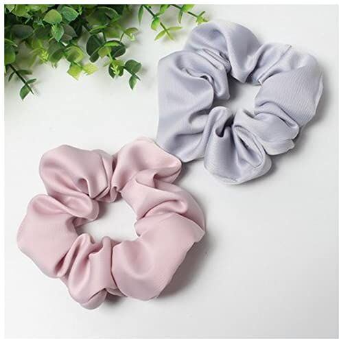 GERRIT Cerchietto Per Capelli Donna 2pcs / lot strisce e punti elaschi scruties hairband capelli corda cravatta moda stipe for le donne ragazze Fascia Per Capelli (Color : B10)