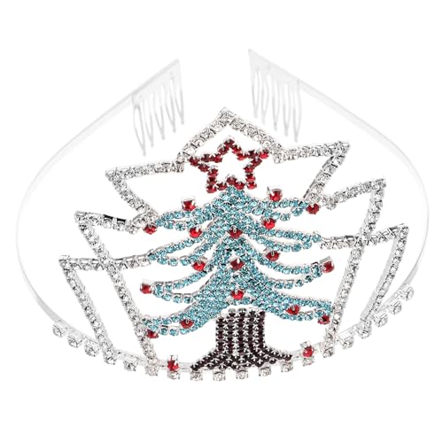 FRCOLOR 2 Pz Cappello a Cilindro Dell'albero Di Natale Fasce Per Le Vacanze Per Albero Di Natale Di Buon Natale Diadema Per Le Donne Copricapo Di Natale Adulto Sposa