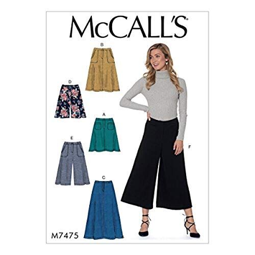 McCall's Patterns McCall' s Patterns gonne da Donna, Corti e Culottes, Multicolore, Taglie 6 – 14-p, Multi-Colour, 182 x 274 cm
