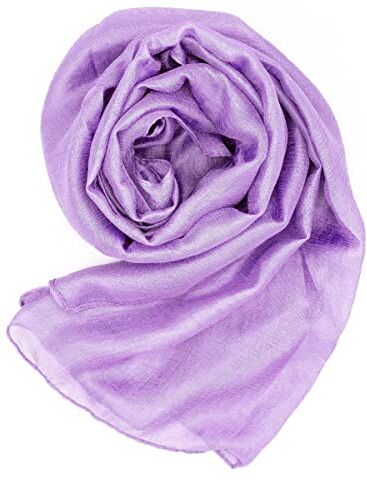 Colours & Beauty Coprispalle Donna Elegante Cerimonia Lilla   Stola   Foulard   Sciarpa Estiva   Scialle