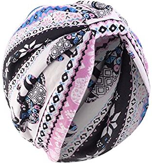 Modaworld Turbante Chemioterapia Turbante Donna Foulard per Capelli Bandane per Capelli Fascia Capelli Donna Estive Cotone Foulard Chemioterapia Donna Africano Cappello Elastico Berretto Pre Annodato