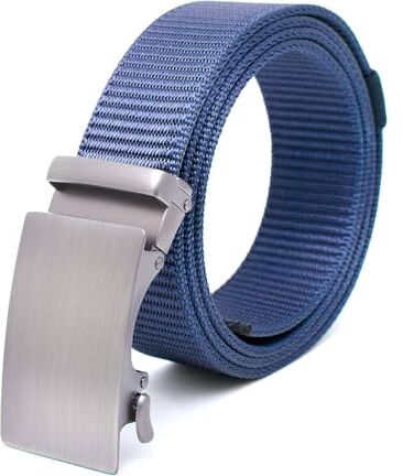 Ali Woman ® Cintura Tela regolabile Fibbia Automatica in metallo resistente cintura uomo cintura tattica Per Sport e tempo libero Mod.BeltCo