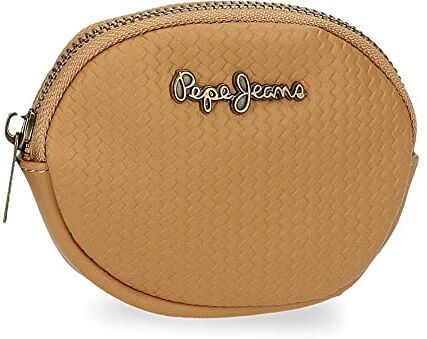 Pepe Jeans Lena Marrone Portafoglio 11,5x8,5x1,5 cm Pelle sintetica