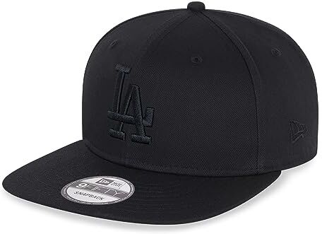 New Era Los Angeles Dodgers MLB Black on Black 9Fifty Snapback cap M L