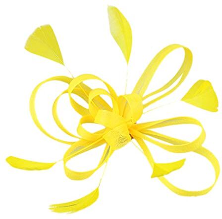 YWSTYllelty Fascia Sportiva Capelli on Party Headband a Flower Fascinators Ribbons Feathers Headwear Hat Mesh Tea Headband Cerchietto Bambina 8 Anni