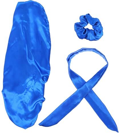 COOPHYA 1 Set cappello da casa Guanti da massaggio per shampoo da donna foulard in raso per donna bevande tappo bidet seta femminile berretti da notte elastici di notte berretto da notte