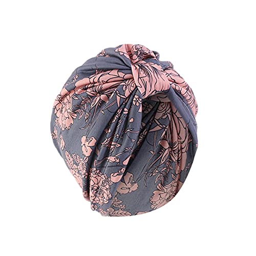 Modaworld Turbante Chemioterapia Turbante Donna Foulard per Capelli Bandane per Capelli Fascia Capelli Donna Estive Cotone Foulard Chemioterapia Donna Africano Cappello Elastico Berretto Pre Annodato