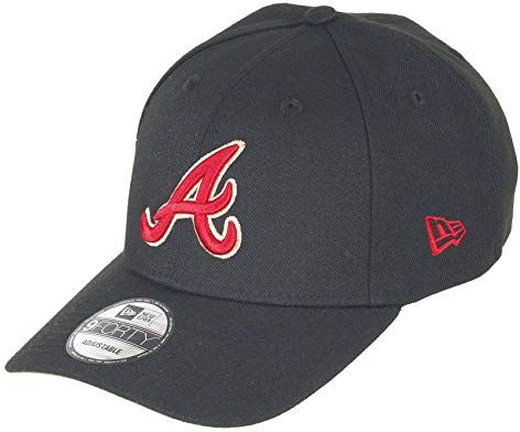 New Era Atlanta Braves 9forty Adjustable Snapback cap MLB Essential Black/Beige One-Size