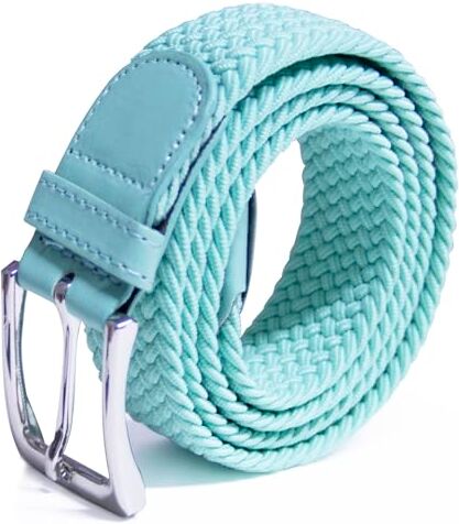 GLAMEXX24 Cintura Elastica Unisex in Tessuto Intrecciato Stretch Belt Cintura Elasticizzata per Uomo e Donna