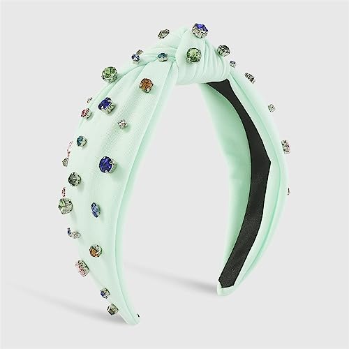 Youllyuu Estate Floreale Cristallo Hairband Fiore Resina Annodato Fasce Colore Della Caramella Topknot Colorato Strass Accessori Per Capelli GN