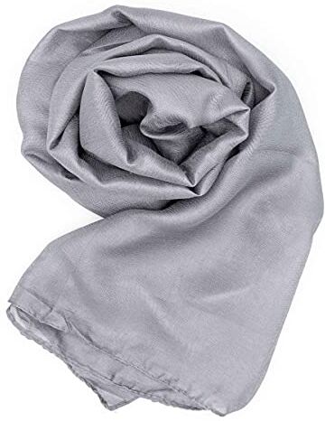 Colours & Beauty Coprispalle Donna Elegante Cerimonia Grigio   Stola Foulard  Sciarpa Estiva   Scialle