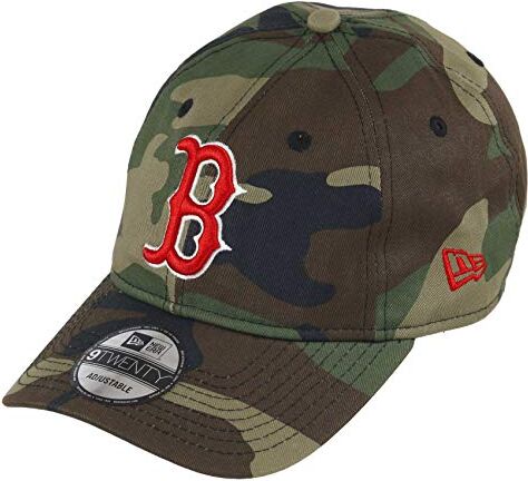 New Era Boston Red Sox 9twenty Adjustable cap MLB Essential Woodland Camouflage One-Size