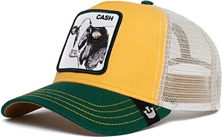 Goorin Bros. The Cash Cow Kuh Yellow A-Frame Adjustable Trucker Cap One-Size