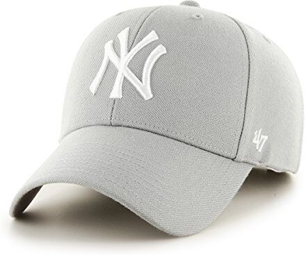 47 MLB New York Yankees Cappellino da Baseball, Grau, One Size Unisex-Adulto