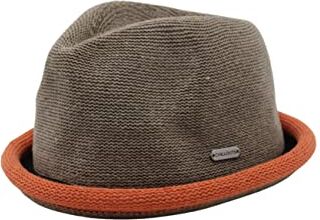 CHILLOUTS Boston Cappello, 82 Brown/Orange, S-M Unisex-Adulto