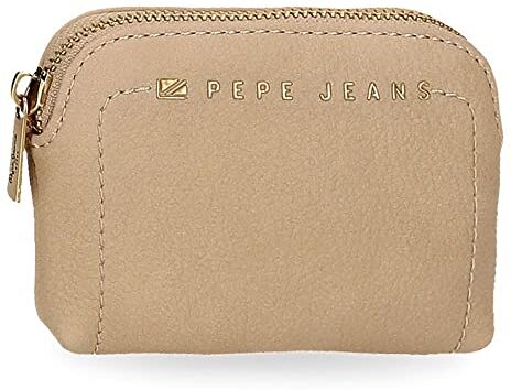 Pepe Jeans Diane Beige Portafoglio 12x8x2 cm Pelle sintetica