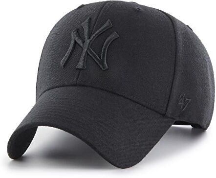 47 MLB New York Yankees Berretto, Black, One Size Unisex-Adulto