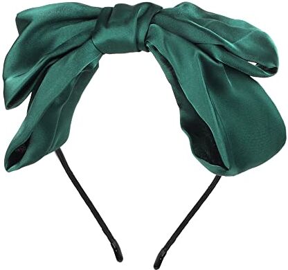 Generic Cerchietto per capelli vintage da donna, per feste, accessori per capelli (verde)