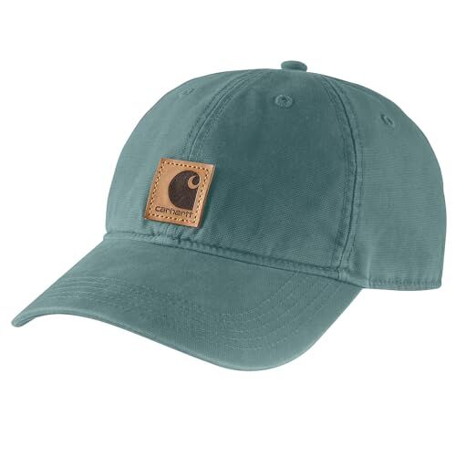 Carhartt Berretto Da Baseball In Cotone Canvas, Uomo, Blue (Pino Marino), Taglia unica