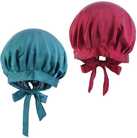 FRCOLOR Tappo Bidet 2 Pezzi Berretto Per Sciarpa Per La Testa Delle Donne Berretti Doccia Per Donna Berretti Per Per Le Donne Cappello A Turbante Tappi Elastici Per Turbante Grande