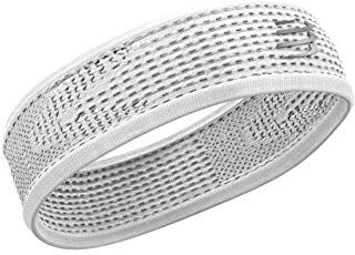 COMPRESSPORT Thin Headband On/off, Corsa Unisex-Adult, Bianco, Uniq Size