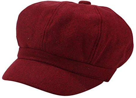 Generic Cappellino alla moda da uomo Patch da donna Hip-hop Coppia abbinata Easy Hat e Baseball Caps in pelle Cappellini da baseball da uomo (03B-Red, taglia unica)