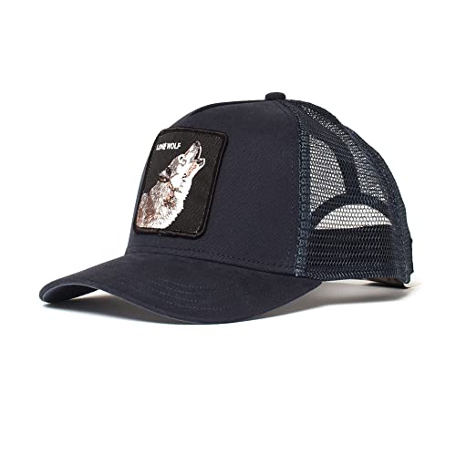 Goorin Bros. The Farm Trucker-Berretto Regolabile Cappellino da Baseball, Blu Navy (Lupo), Taglia Unica Donna