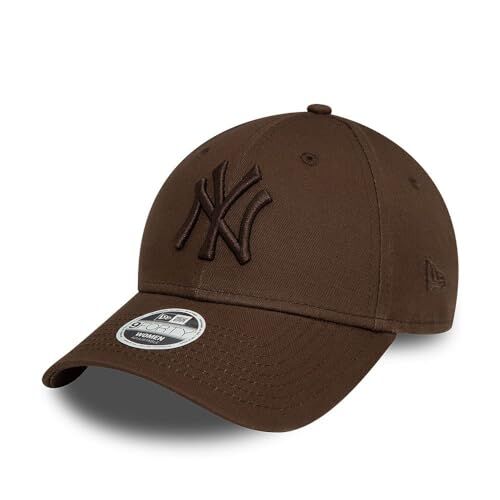 New Era New York Yankees MLB League Essential Tonale Marrone 9Forty Berretto Regolabile per Donna