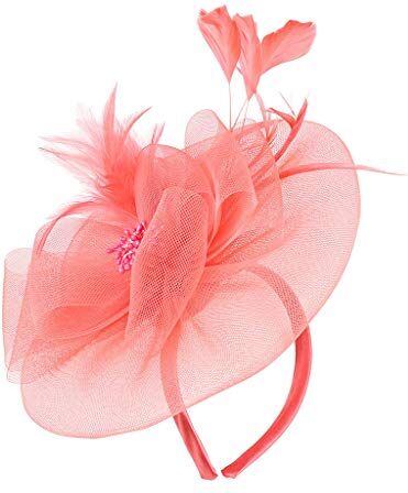 Accessoire Fasce Per Capelli Donna Bridal Tea Party Fascinator British Women's Headband Fascia Argento