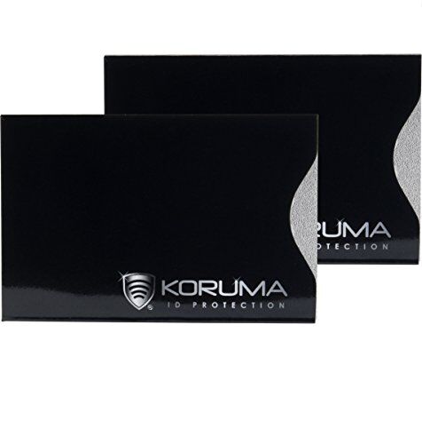 KORUMA RFID/NFC Blocco Contactless Porta carte di credito (KIT-70VBLS)
